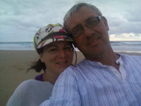 Jenny and John Lovett, Huelgoat (Brittany)