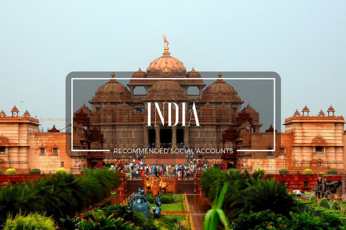 India – Recommended Social Media Accounts