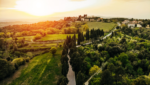 Autumn Arrives In Tuscany