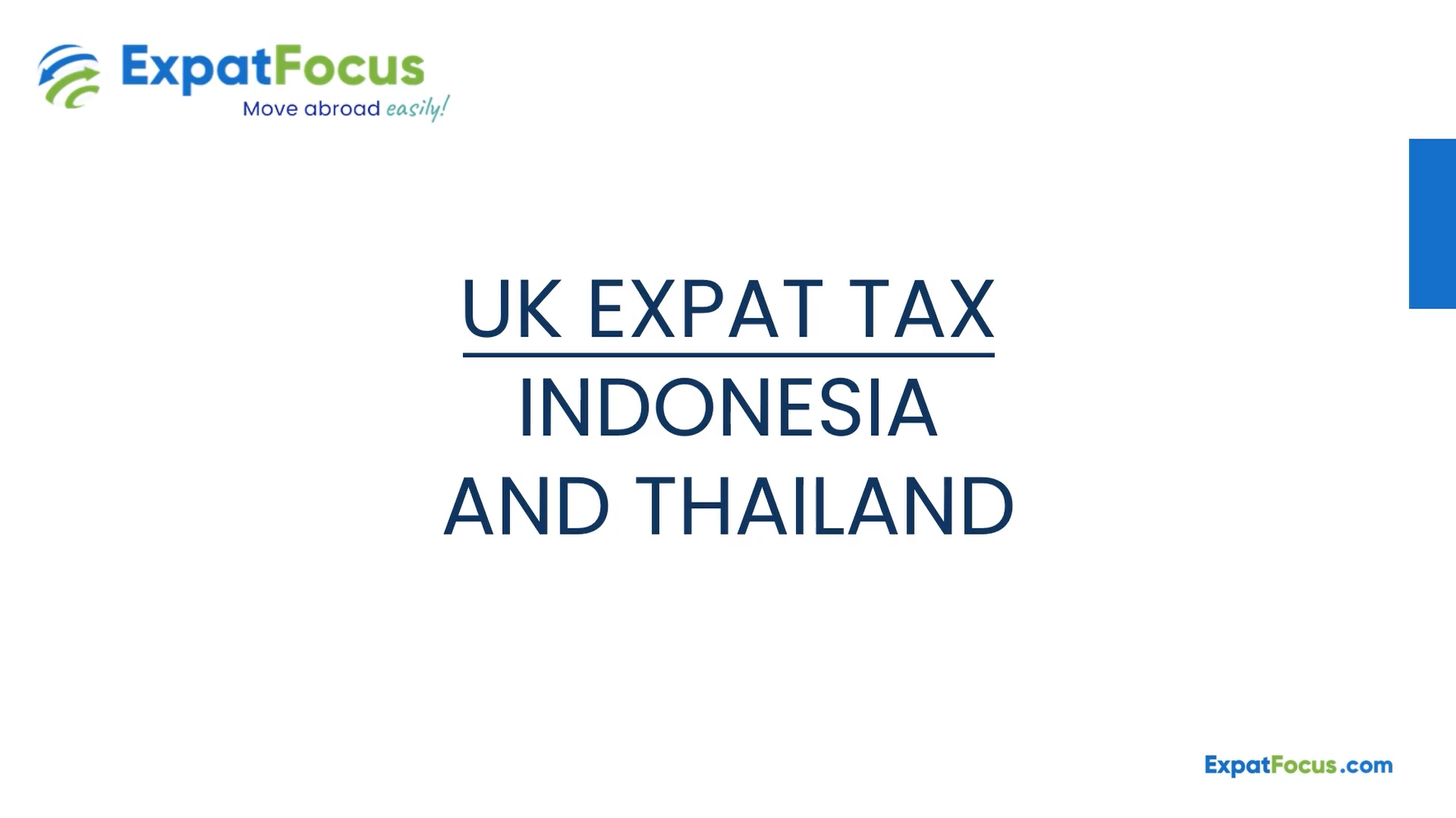 UK Expat Tax – Indonesia And Thailand